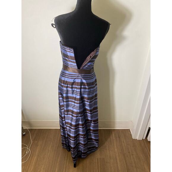 Kathlin Argiro Brown and Blue Ball Gown Sz 4 - Picture 4 of 6